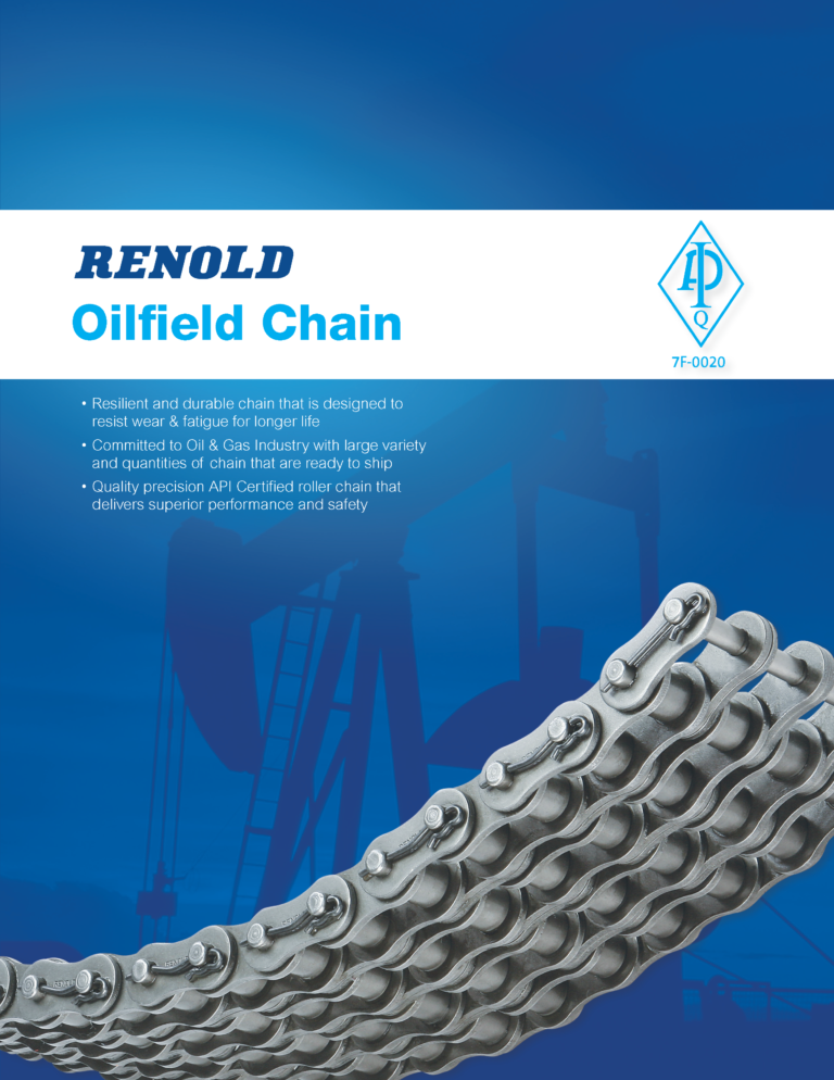 Renold oilfield roller chain